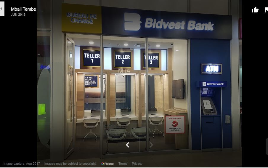 Bidvest Bank Branch Greenstone Shopping Centre APIE BUSINESS