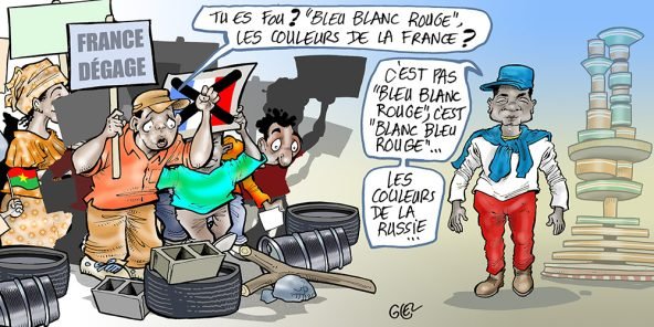 Burkina Faso : huées anti-françaises et messie russe