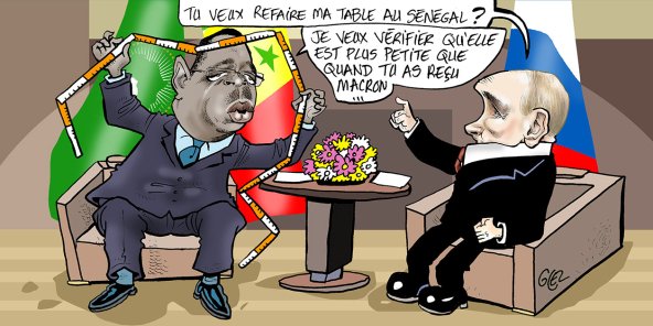 Face à Poutine, Macky Sall vainqueur à la courte table ?