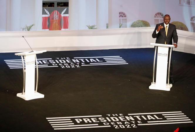 Election présidentielle au Kenya : un « débat » avec un seul candidat
