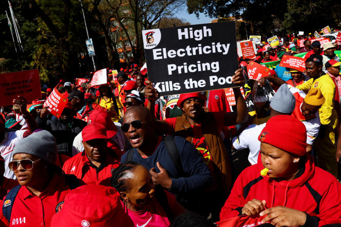 Afrique du Sud : grève nationale contre l’inflation et les coupures d’électricité