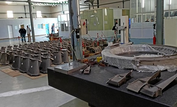 M&rsquo;sila: exportation de la 2e commande d&rsquo;ailettes pour turbines à gaz et à vapeur vers les Pays-Bas