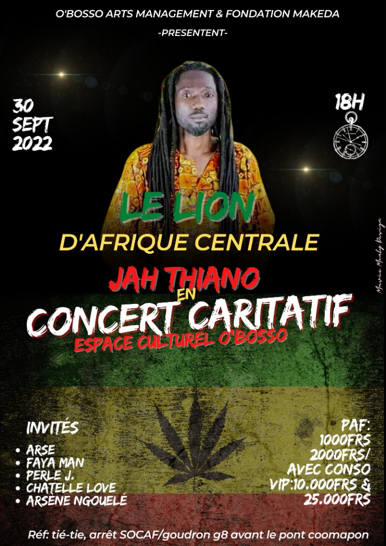le reggaemen Jah Thiano se produit en septembre