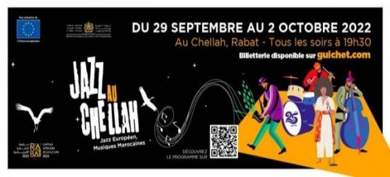 Maroc : Le 25e Festival Jazz au Chellah revient du 29 septembre au 2 octobre 2022