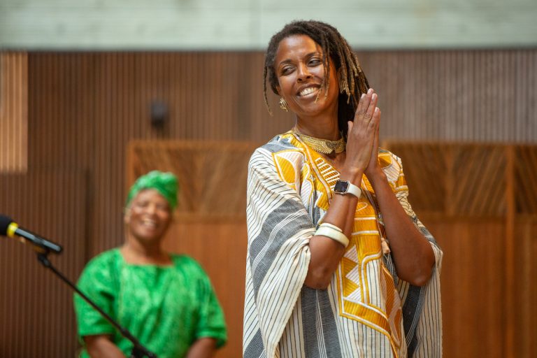 Artist Charmaine Minniefield conjures a new freedom at Carlos Museum ‘Indigo Prayers’ exhibit