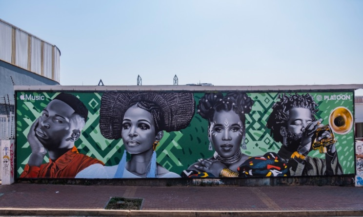 Platoon honours SA artists with Heritage Month mural