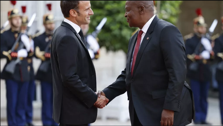 Central African Republic: President Touadéra Meets Macron In France