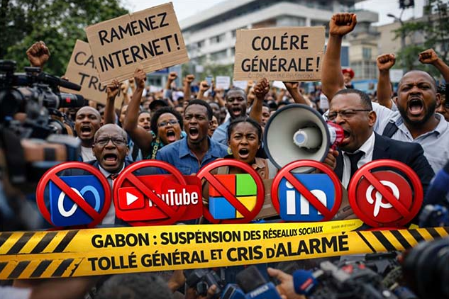 Suspension des Réseaux Sociaux au Gabon